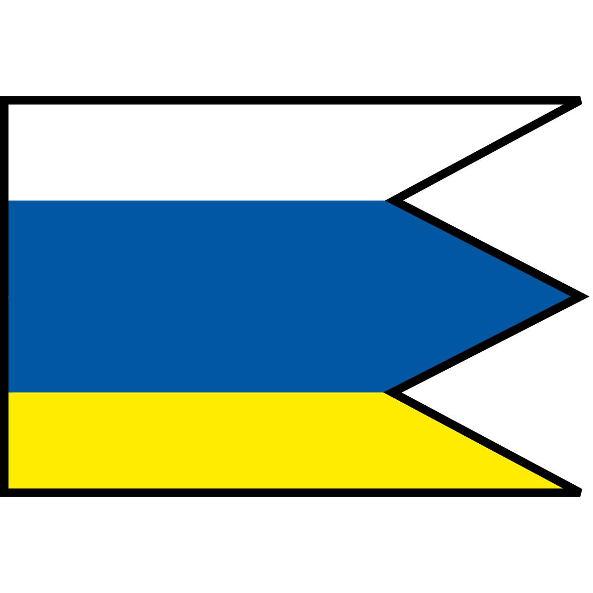 Flag of Mníšek nad Popradom, Region of Prešov