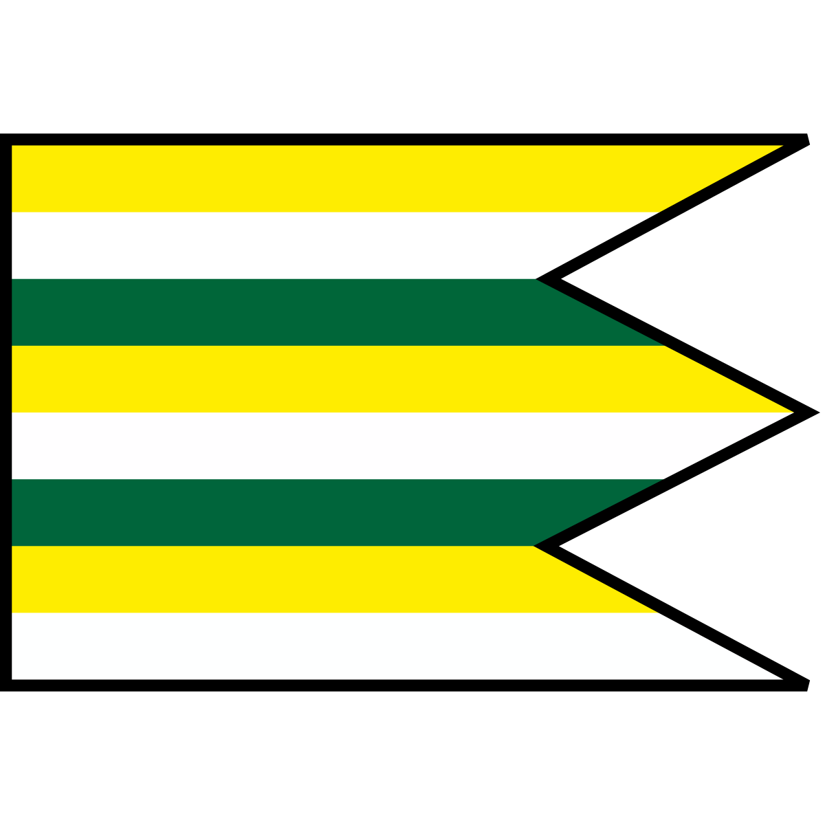 Flag of Močidlá, Region of Košice