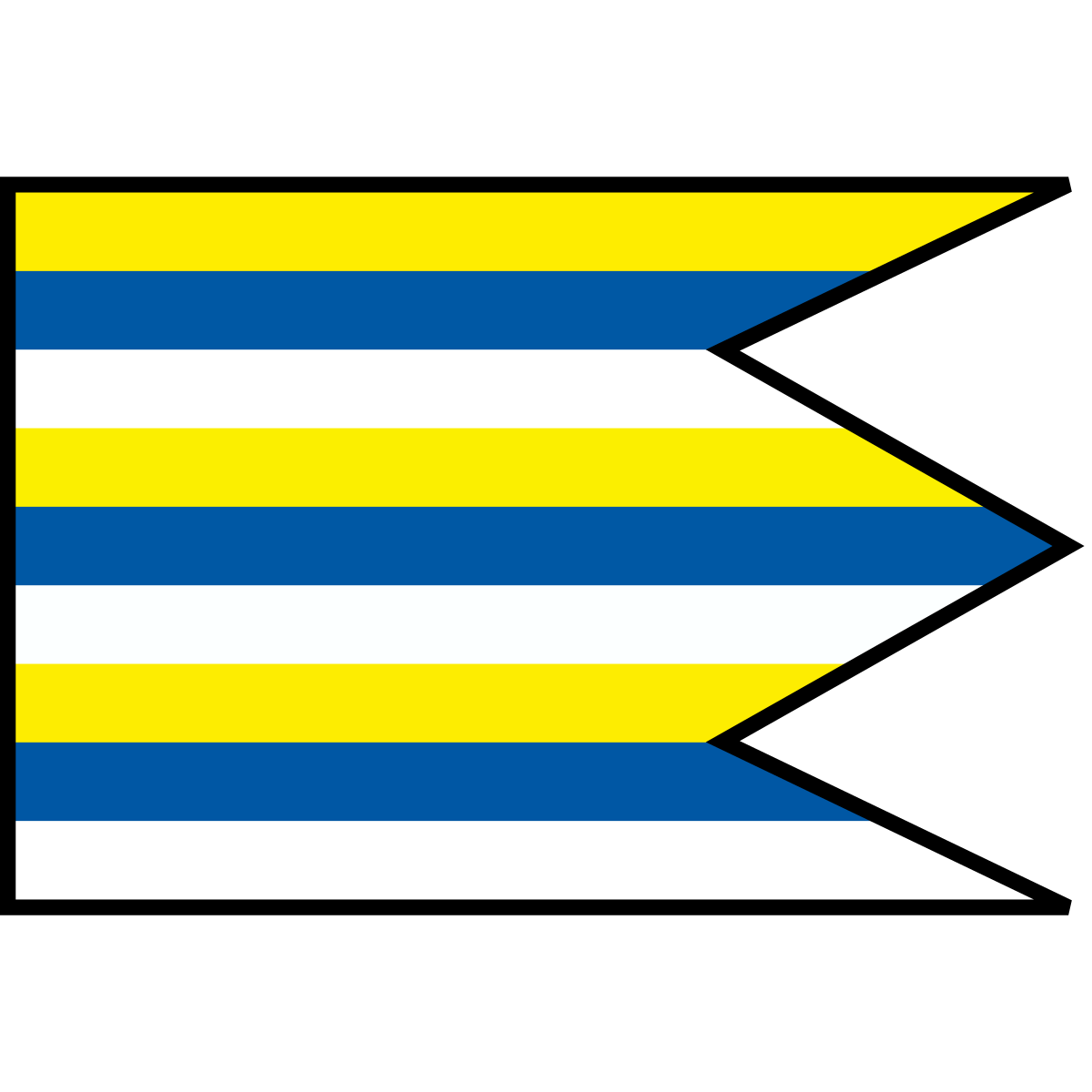 Flag of Modrany, Region of Nitra