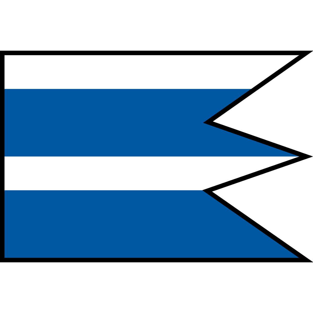 Flag of Modrová, Region of Trenčín