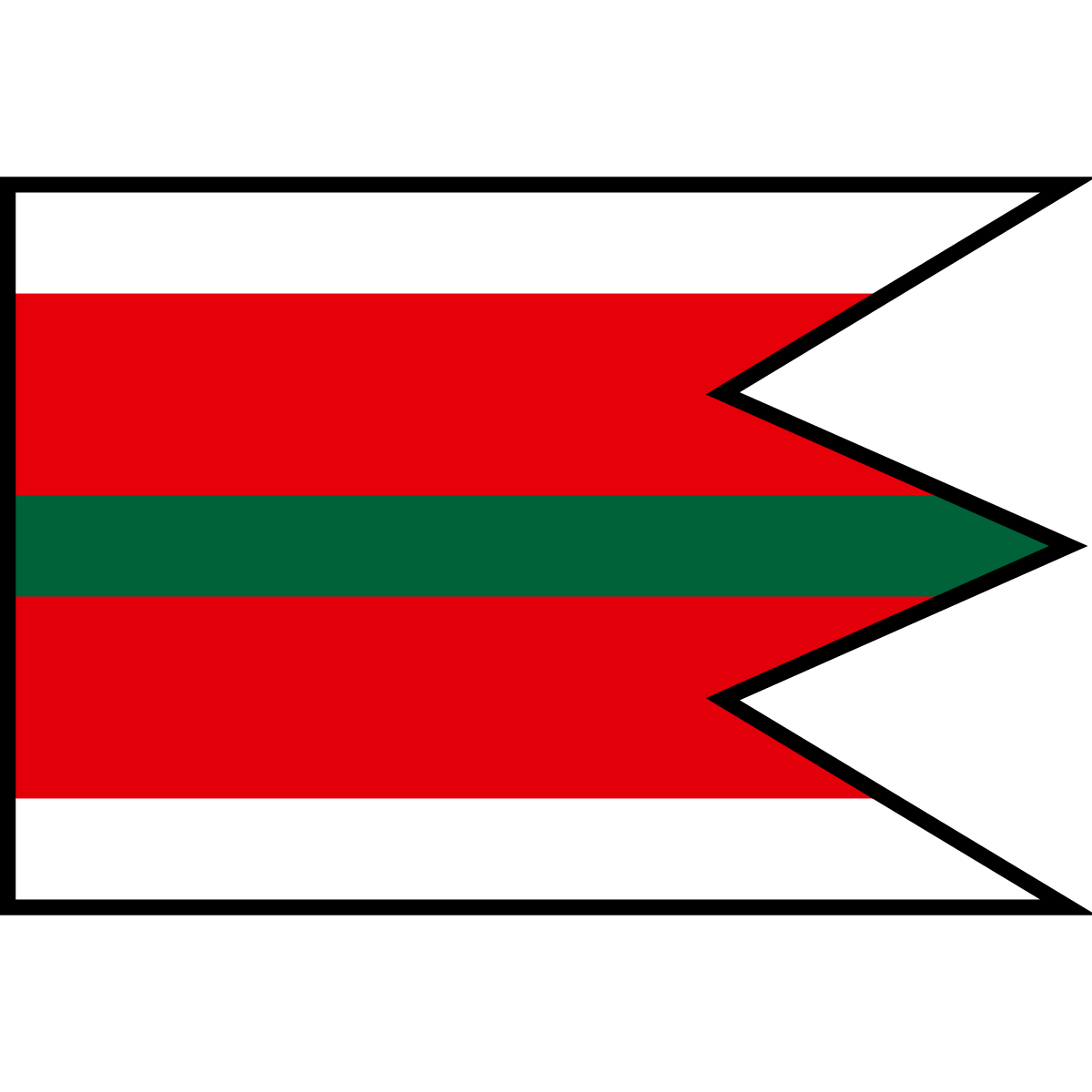 Flag of Mojš, Region of Žilina