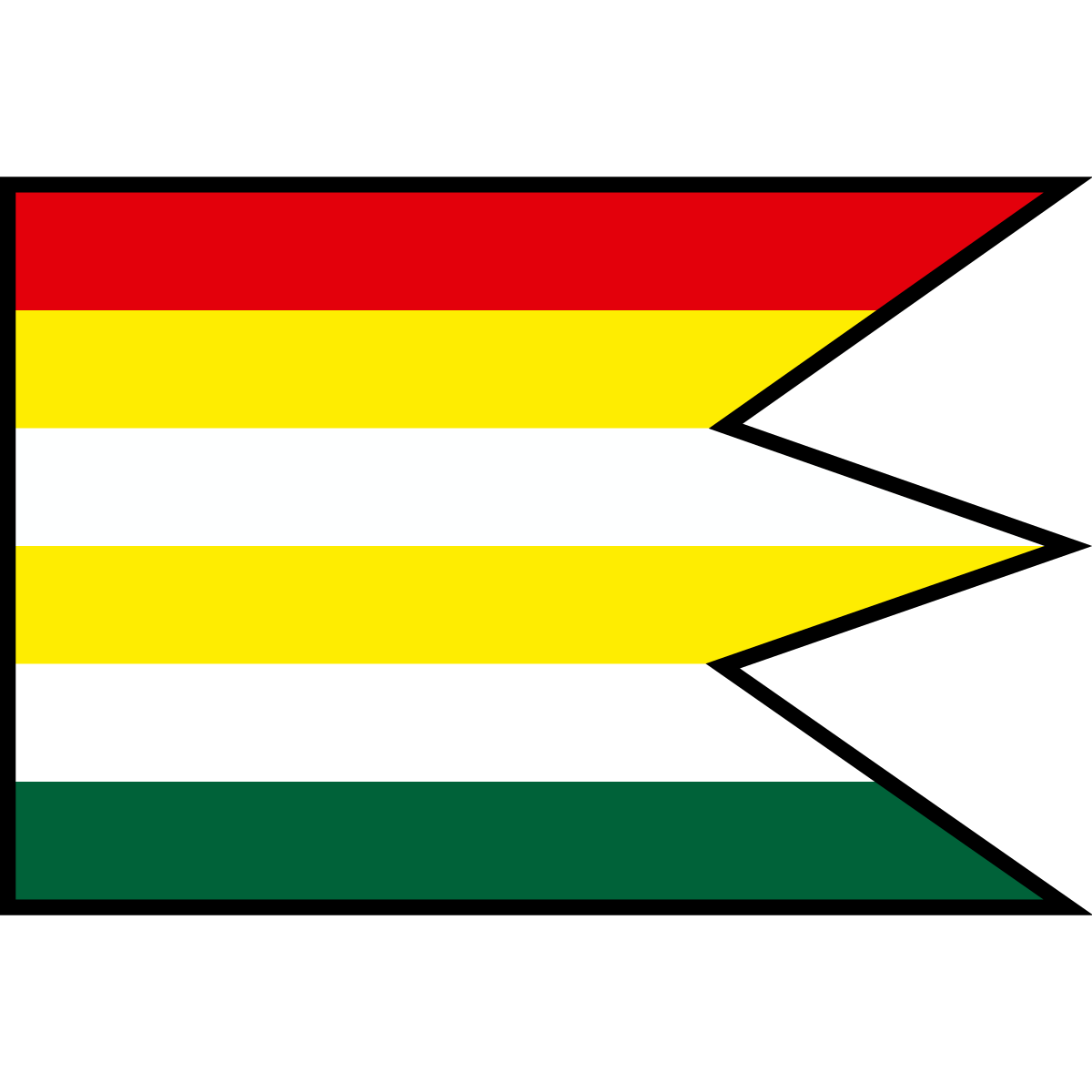 Flag of Mokrance, Region of Košice