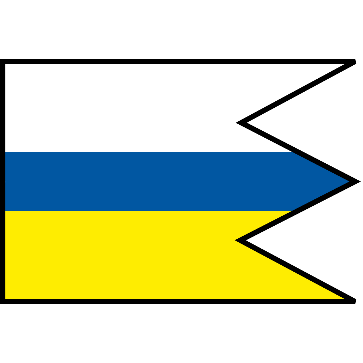 Flag of Mučín, Region of Banská Bystrica