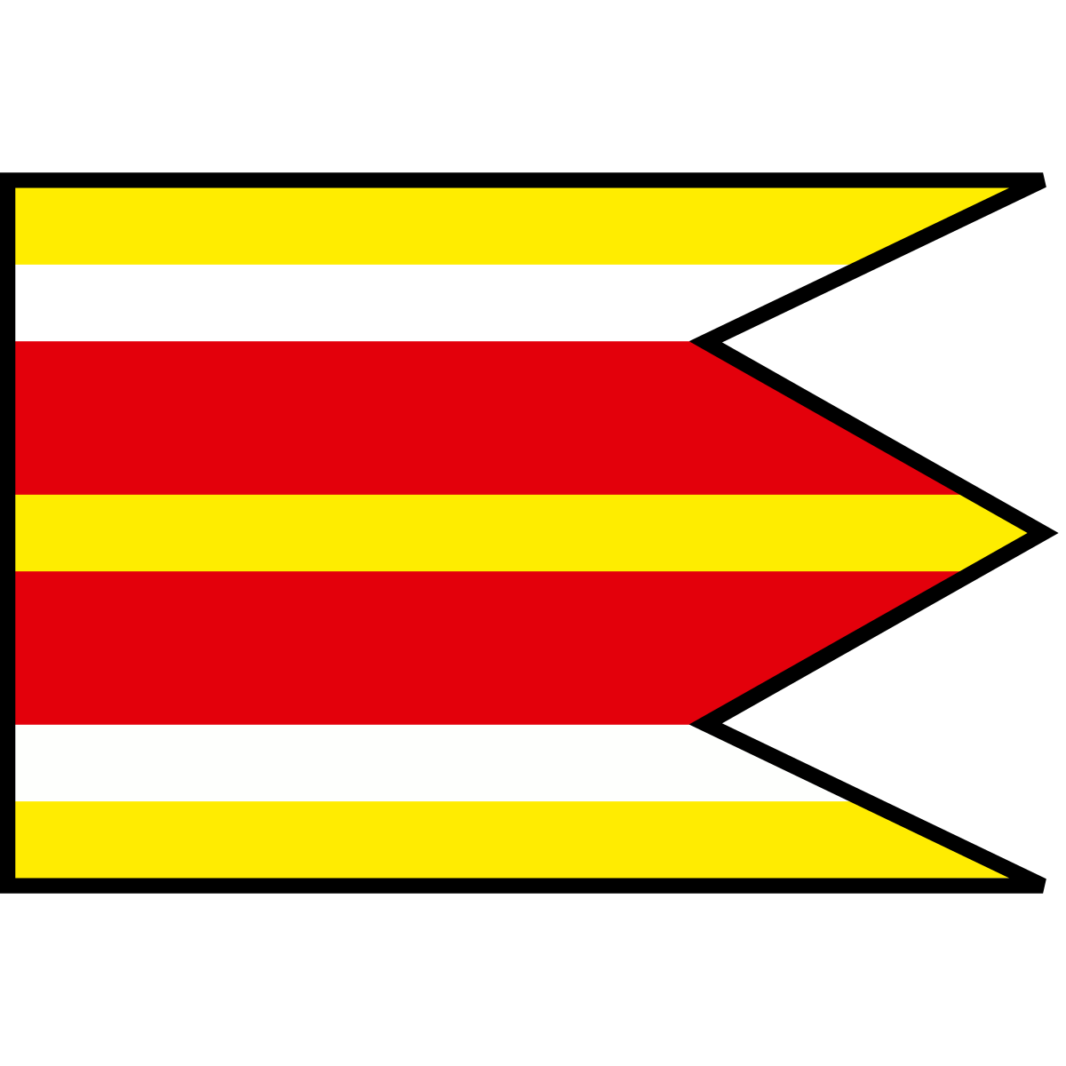Flag of Muránska Huta, Region of Banská Bystrica