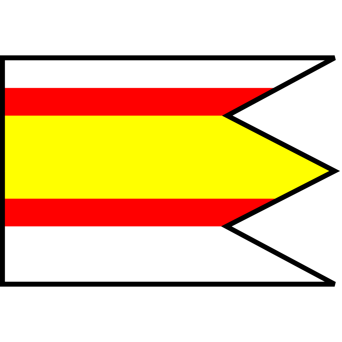 Flag of Mýtne Ludany, Region of Nitra