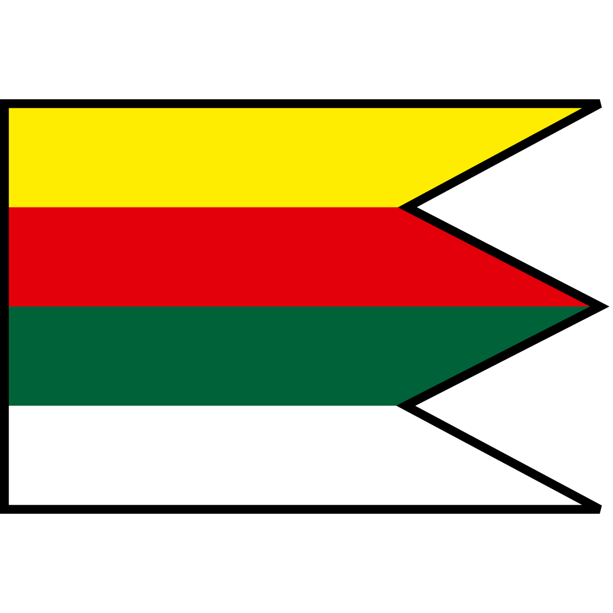Flag of Na Potôčku, Region of Žilina