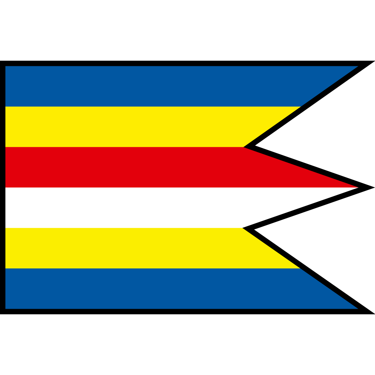 Flag of Nadlice, Region of Trenčín