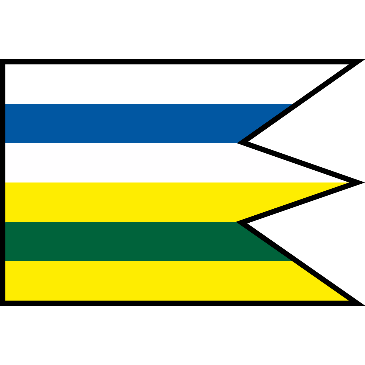 Flag of Ňagov, Region of Prešov