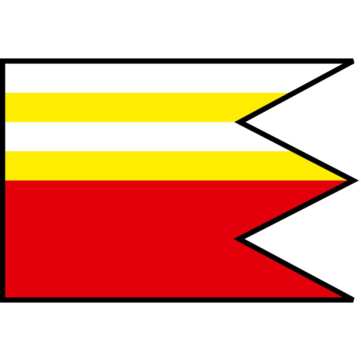 Flag of Nandraž, Region of Banská Bystrica