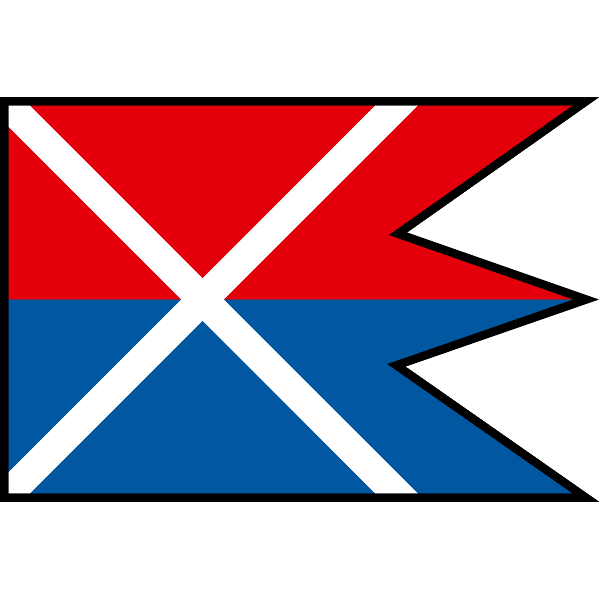 Flag of Nenince, Region of Banská Bystrica