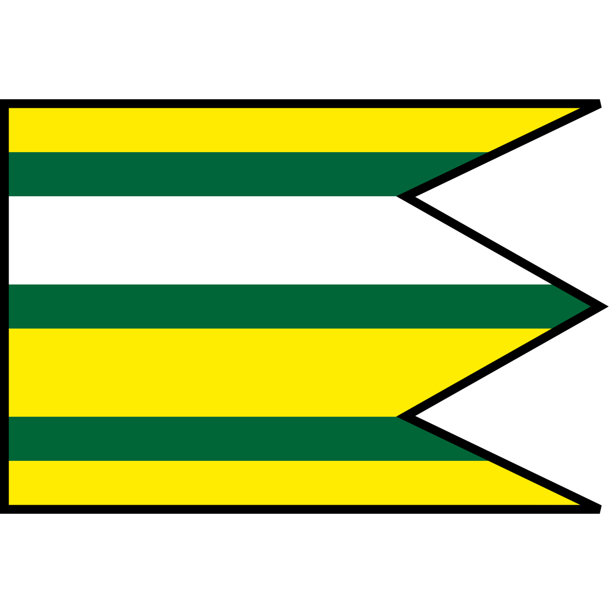 Flag of Nevoľné, Region of Banská Bystrica