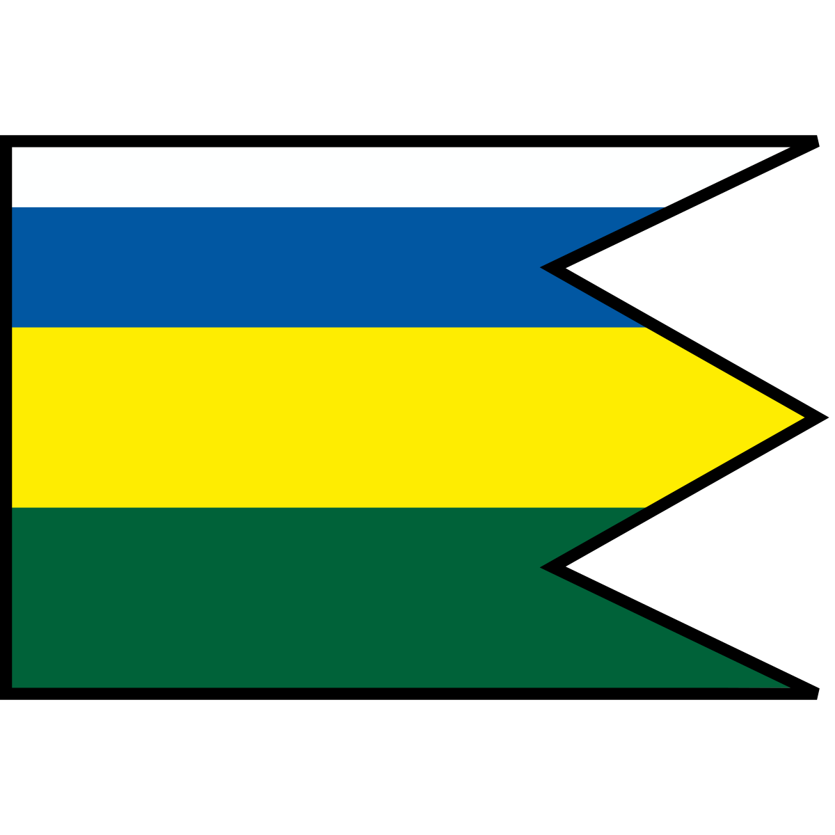 Flag of Nezbudská Lúčka, Region of Žilina