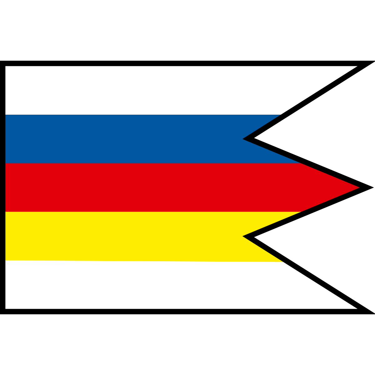 Flag of Nimnica, Region of Trenčín