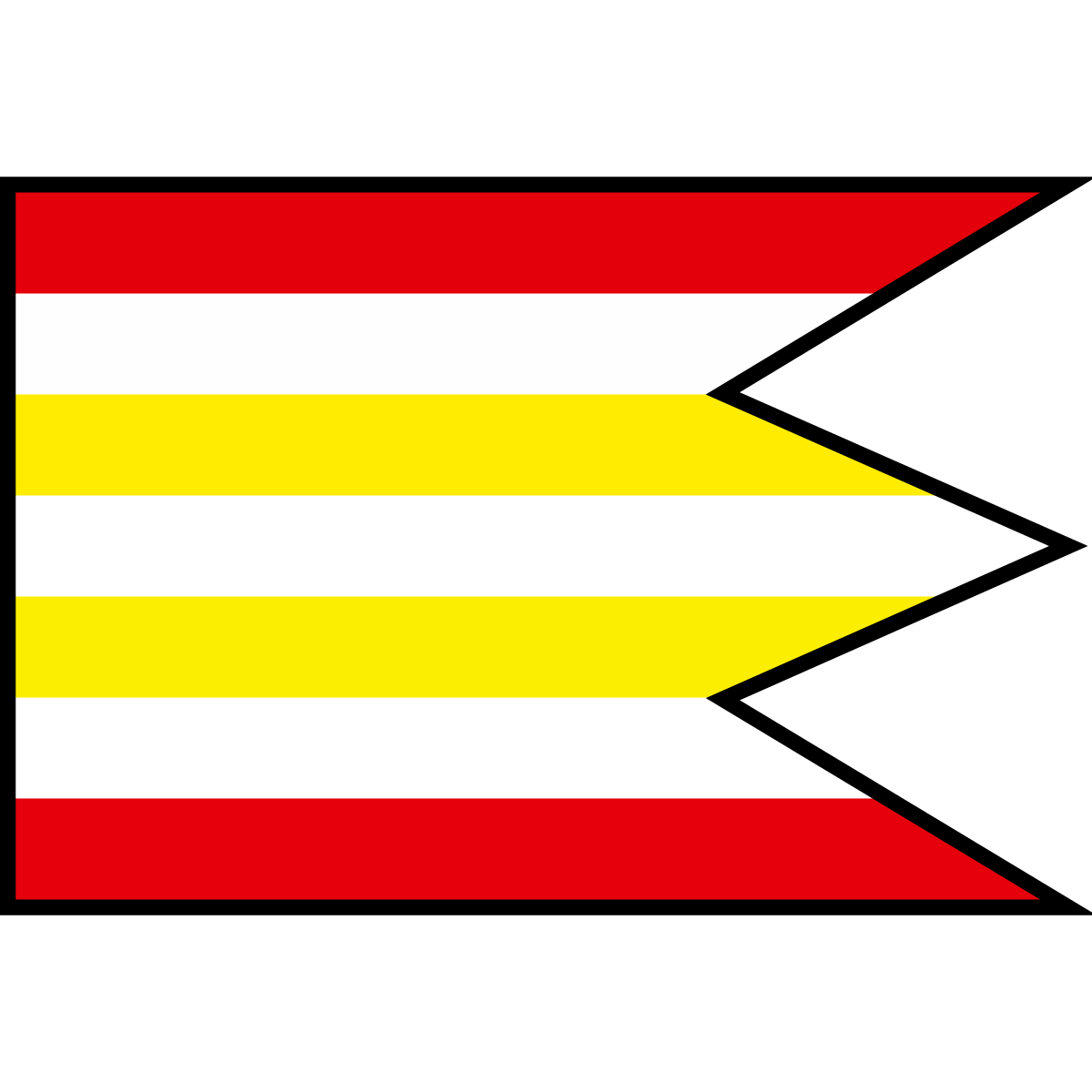 Flag of Nitrianske Pravno, Region of Trenčín