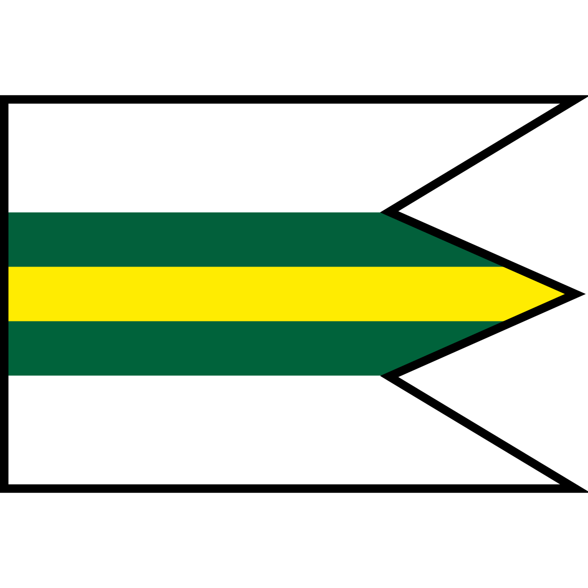 Flag of Nižná Hutka, Region of Košice