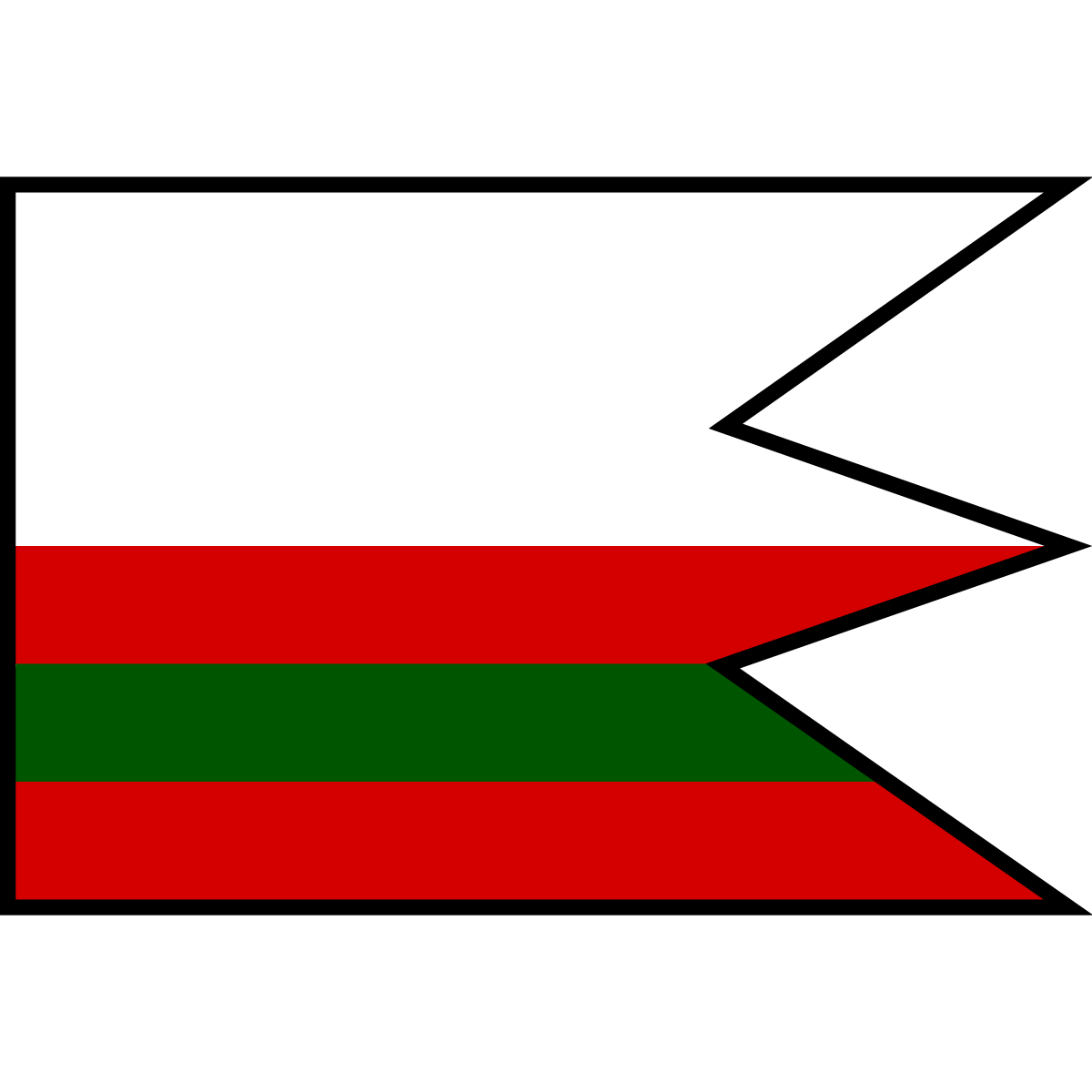 Flag of Nižné Blato, Region of Žilina
