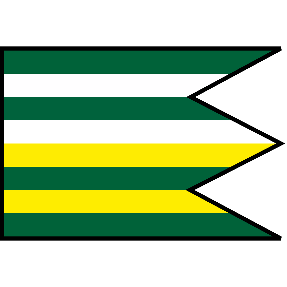 Flag of Nižné Nemecké, Region of Košice