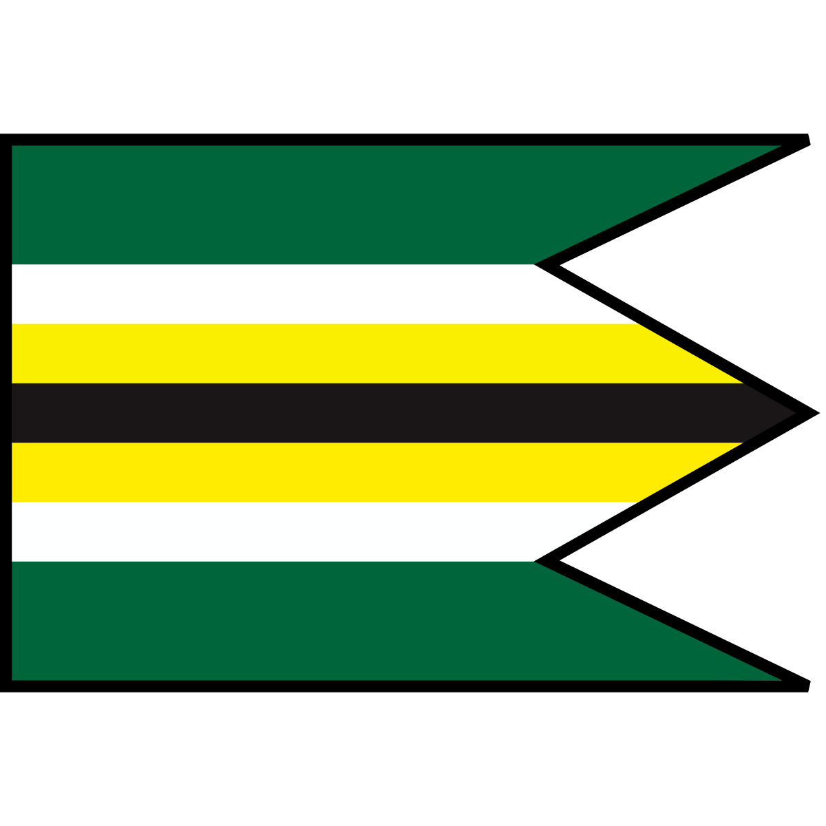 Flag of Nižný Mirošov, Region of Prešov