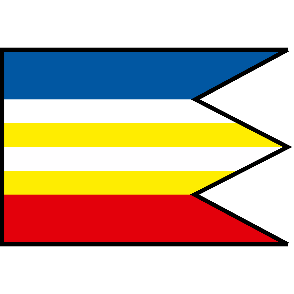 Flag of Nižný Sliač, Region of Žilina