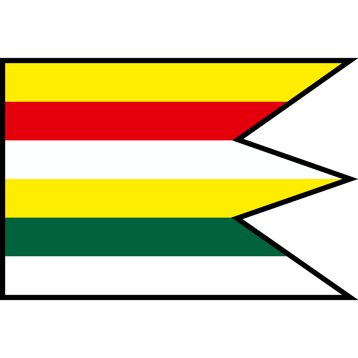 Flag of Nová Jelka, Region of Trnava