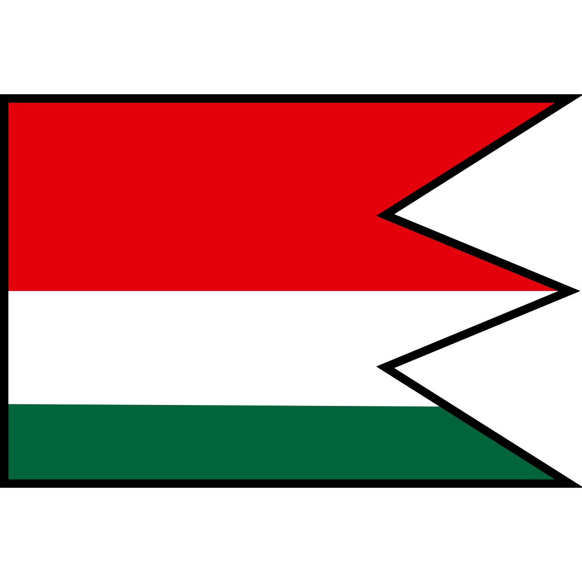 Flag of Nová Sedlica, Region of Prešov