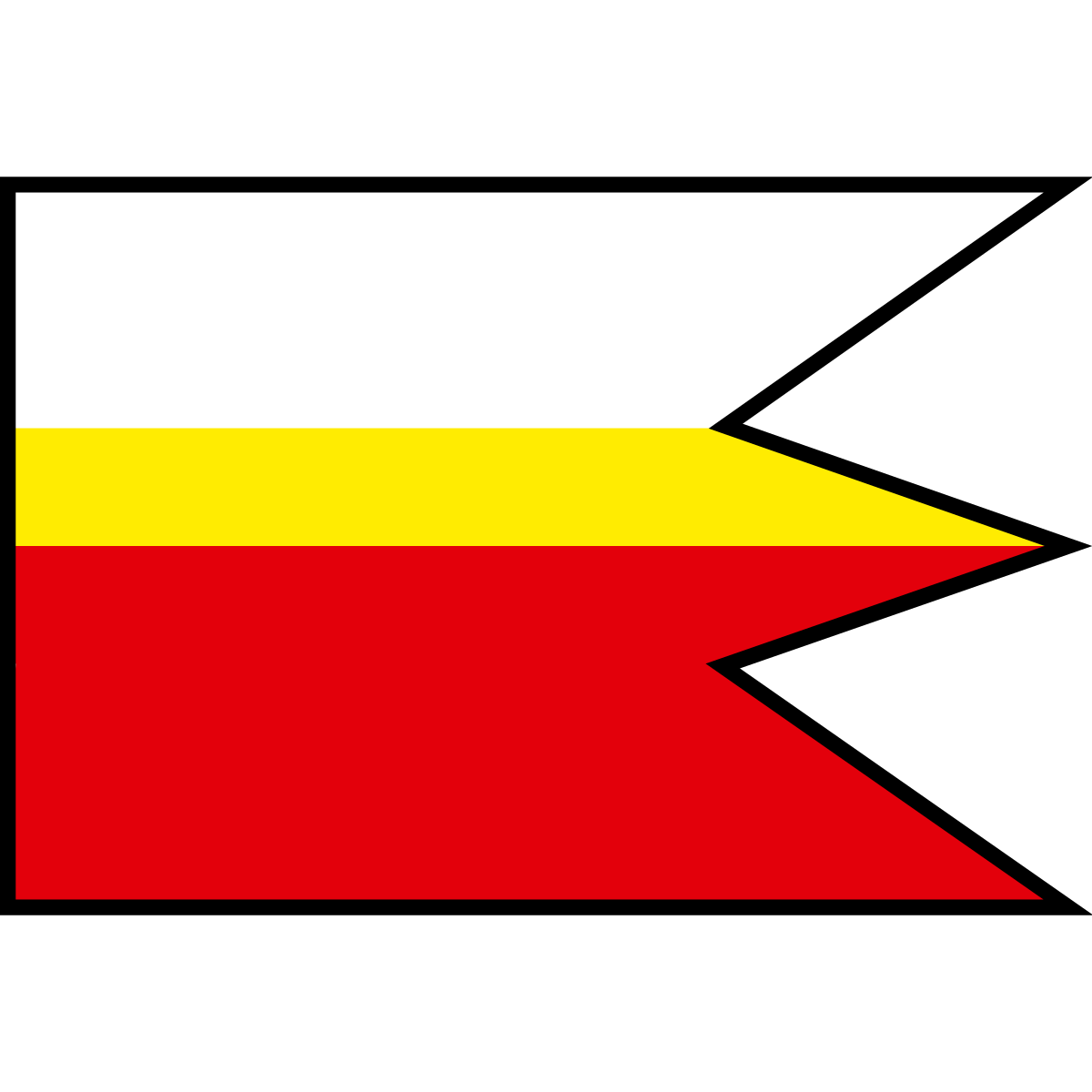 Flag of Nováčany, Region of Košice