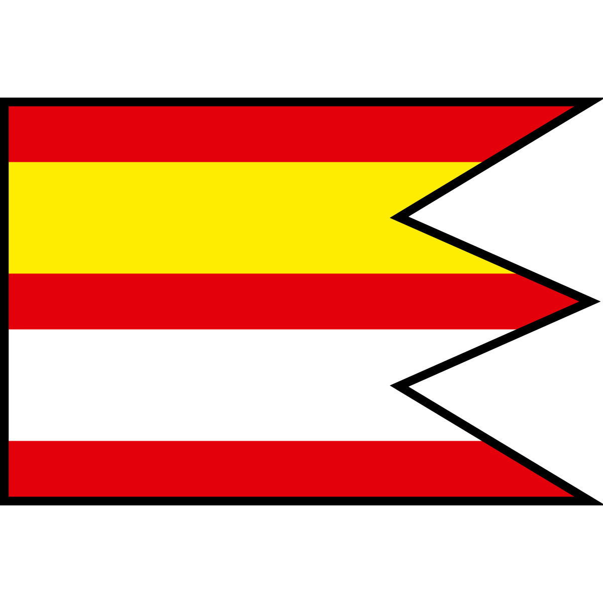 Flag of Nový dvor, Region of Nitra