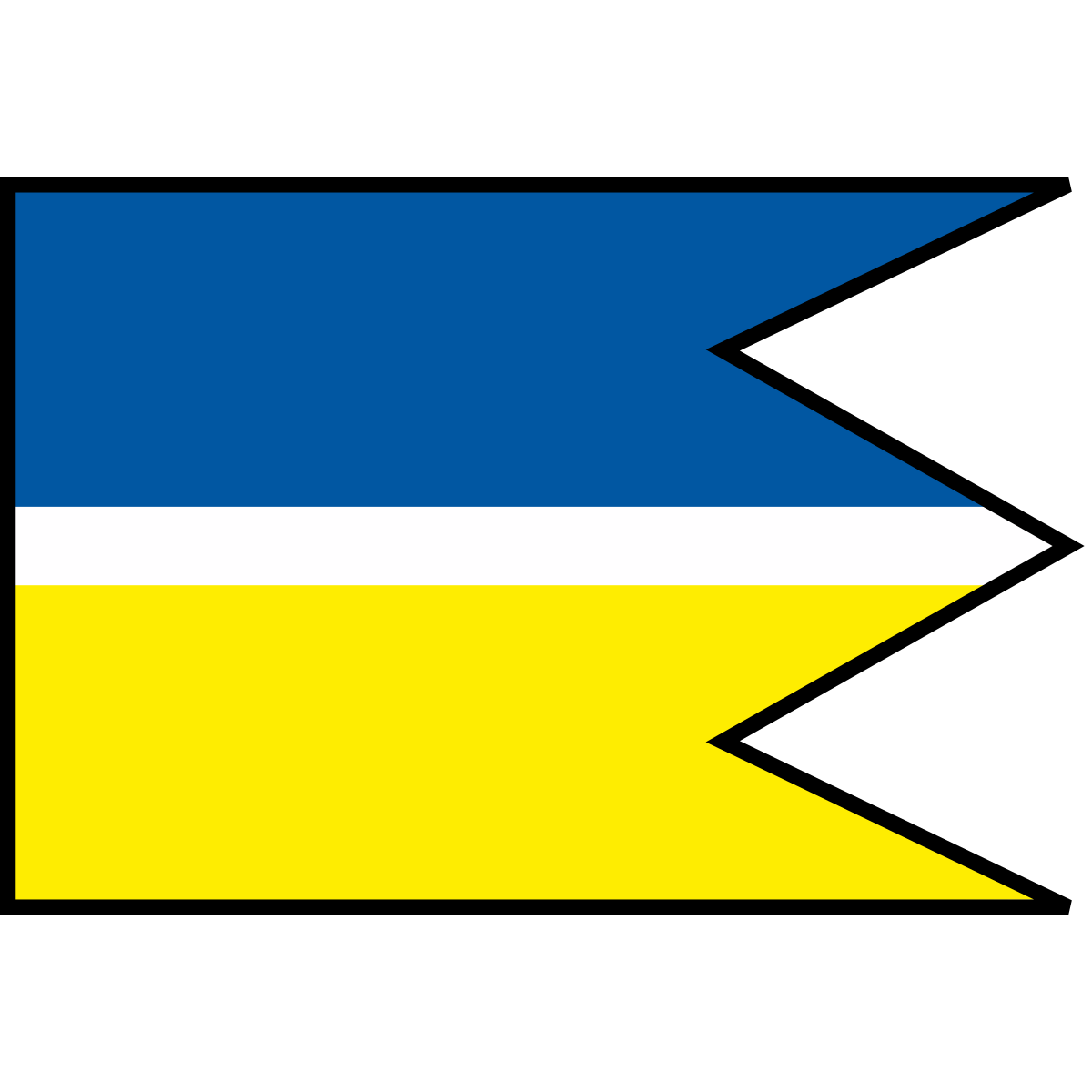 Vlajka mesta Nový svet, Banskobystrický kraj