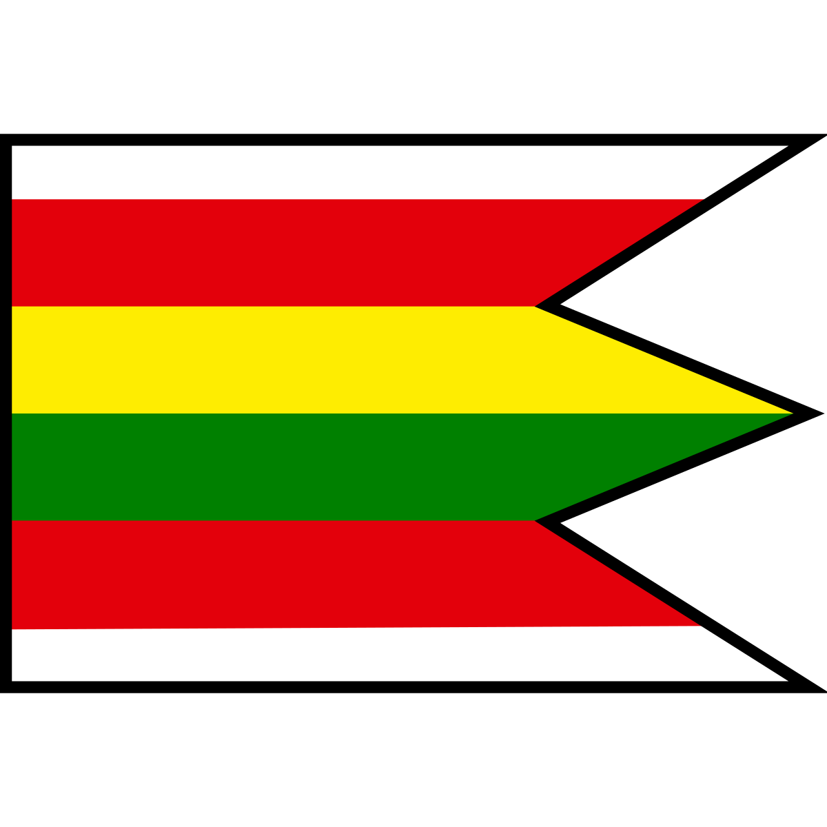 Flag of Nový Život, Region of Trnava