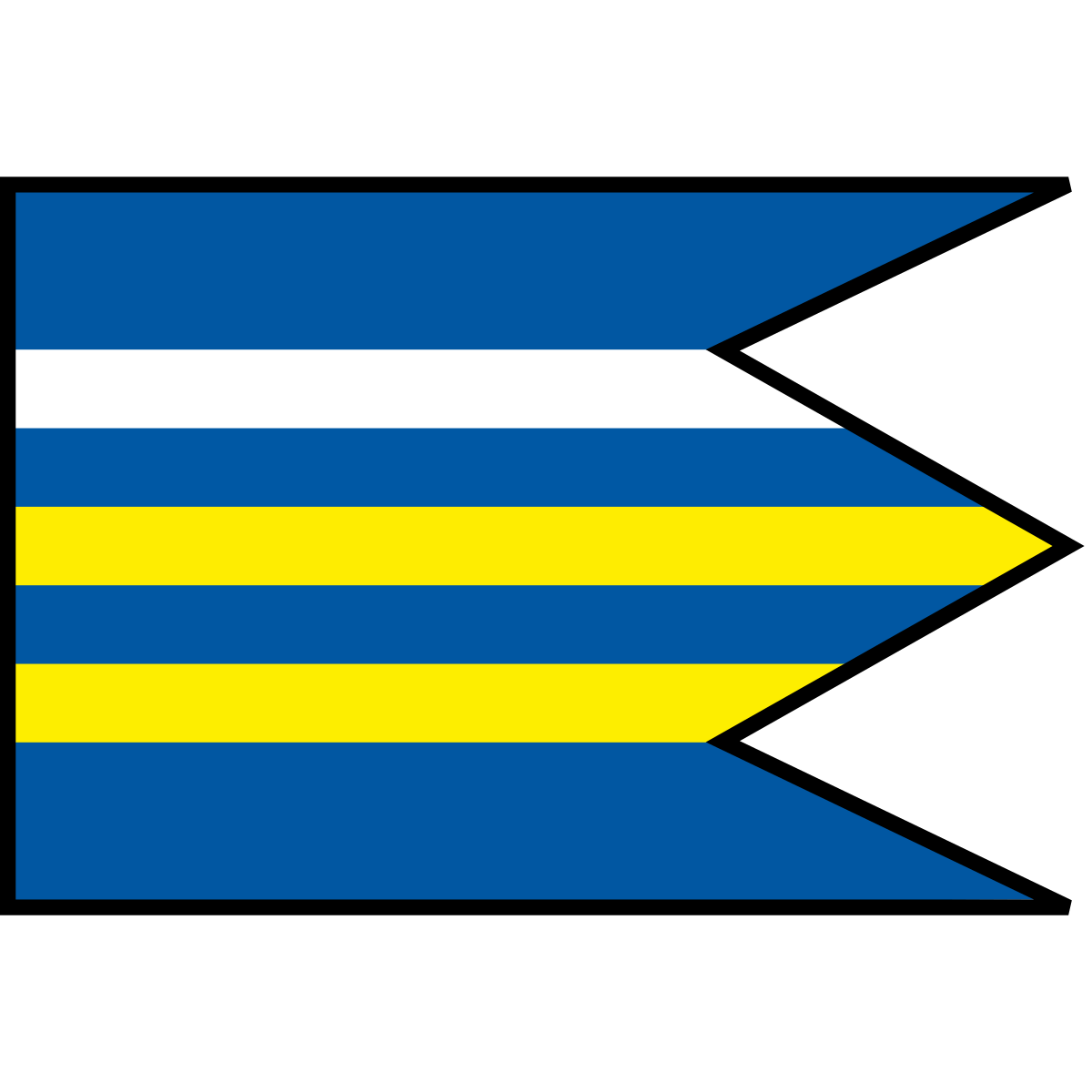 Vlajka mesta Obeckov, Banskobystrický kraj