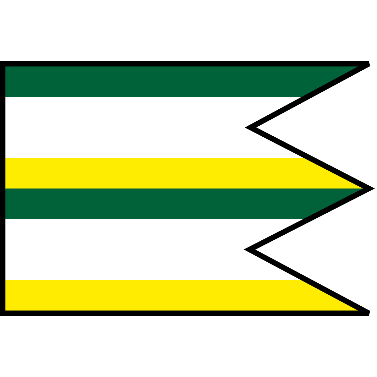 Flag of Obručné, Region of Prešov