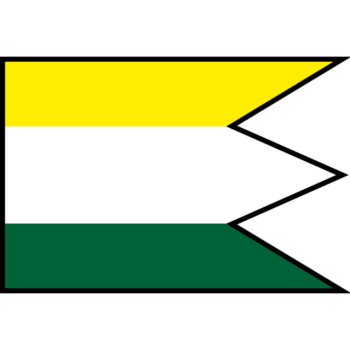 Flag of Obyce, Region of Nitra