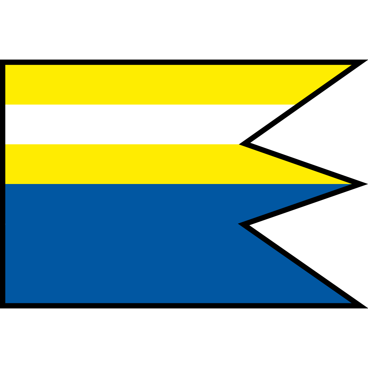 Flag of Ochtiná, Region of Košice