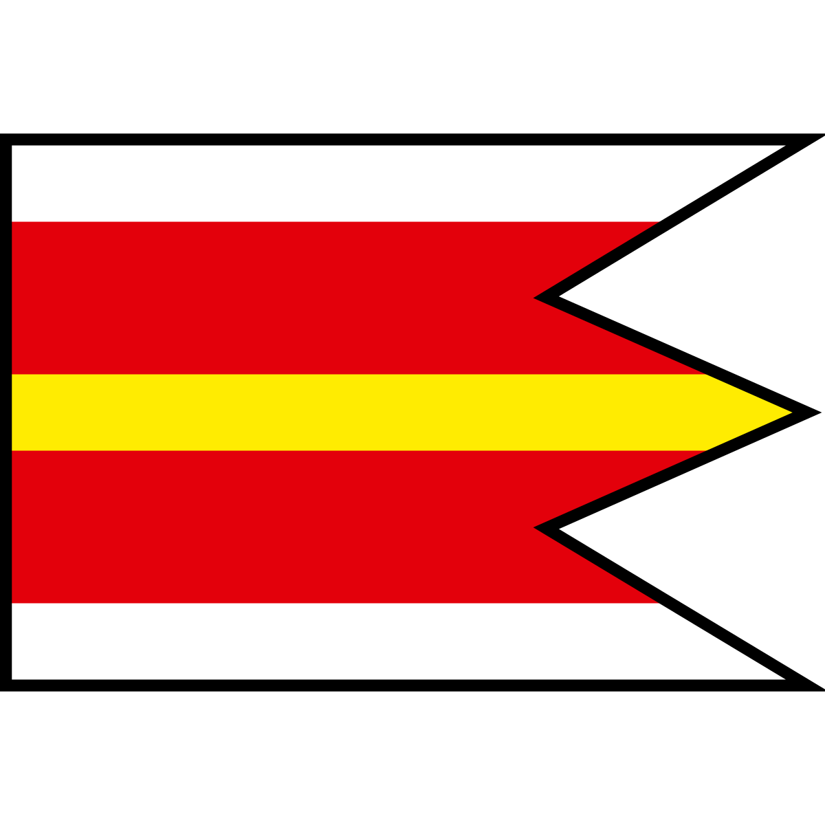 Flag of Očkov, Region of Trenčín