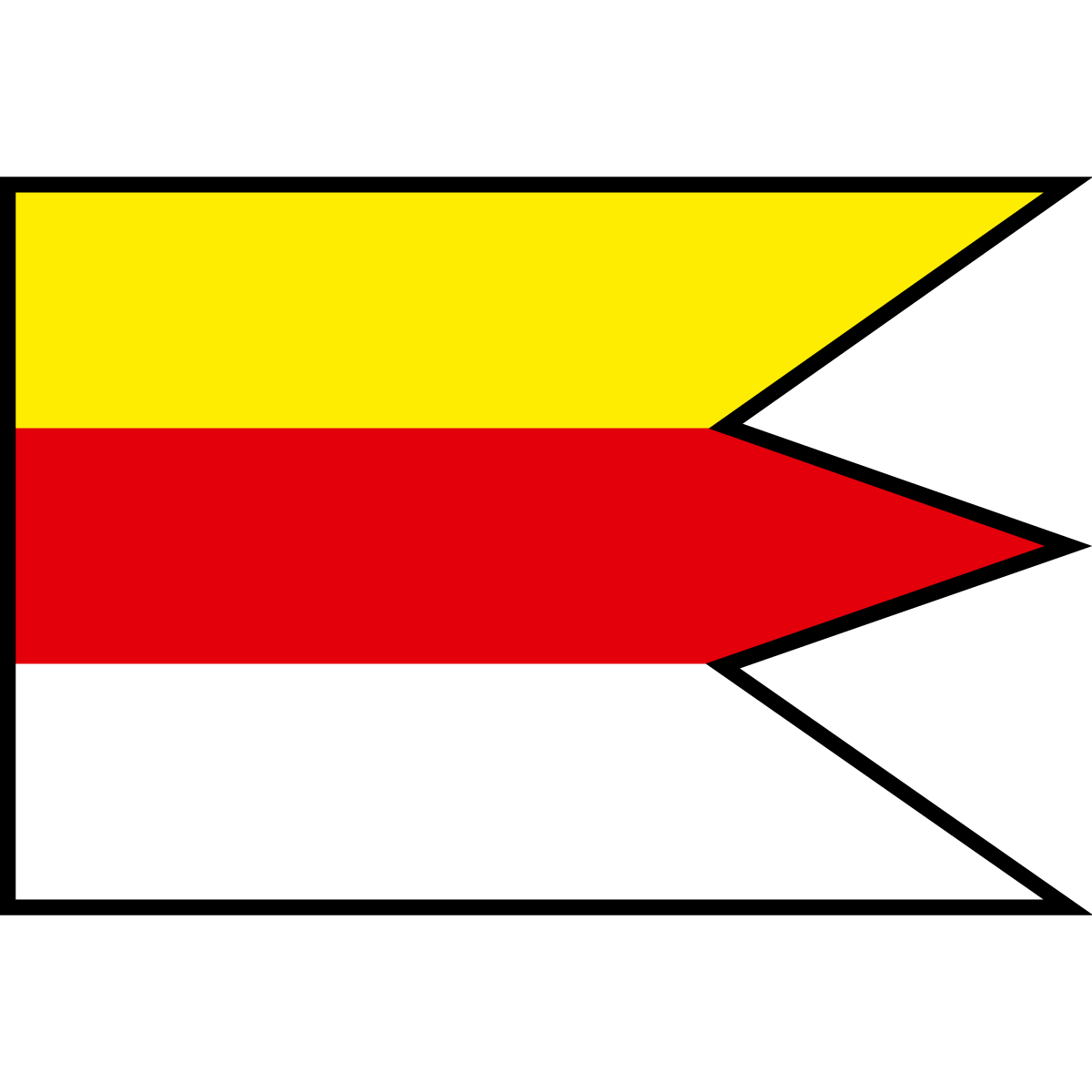 Flag of Odorín, Region of Košice
