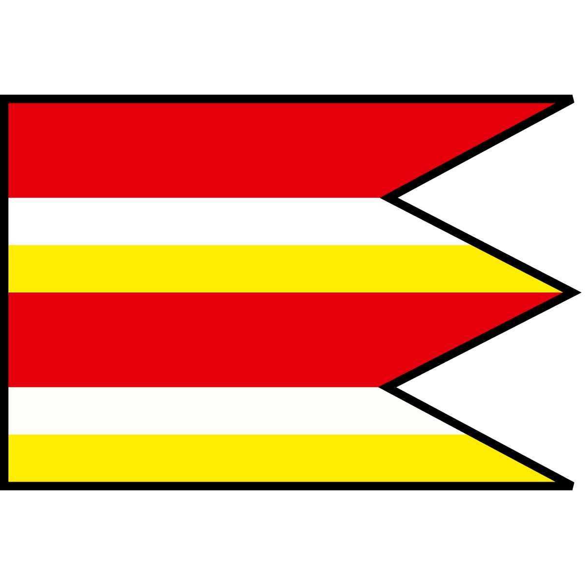 Flag of Okoličná na Ostrove, Region of Nitra
