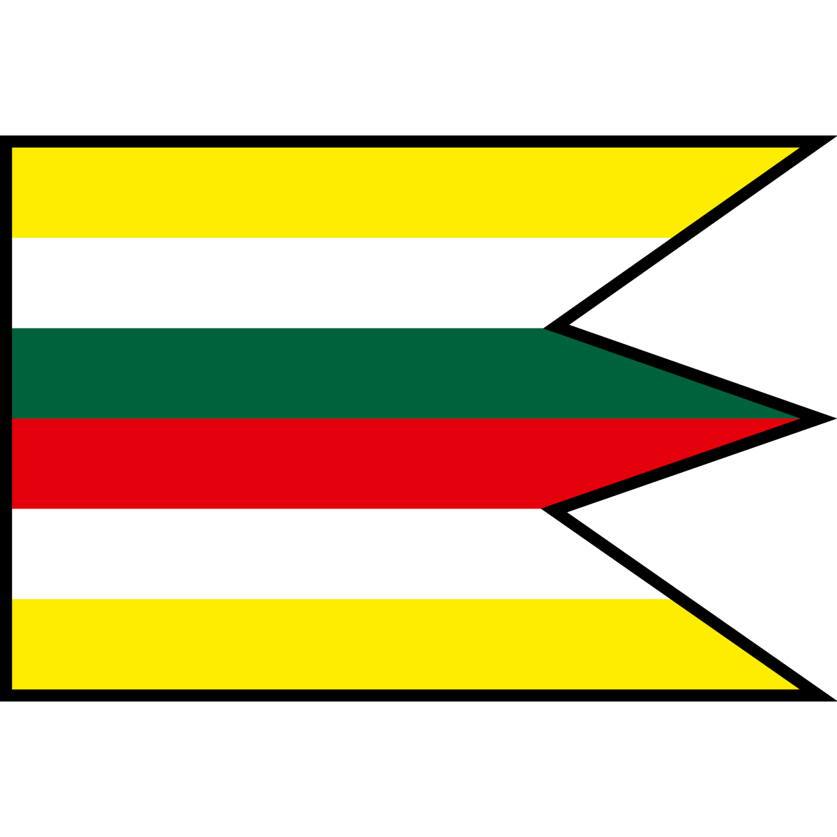 Flag of Okružná, Region of Prešov