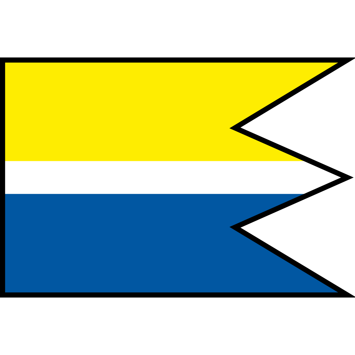 Flag of Olcnava, Region of Košice