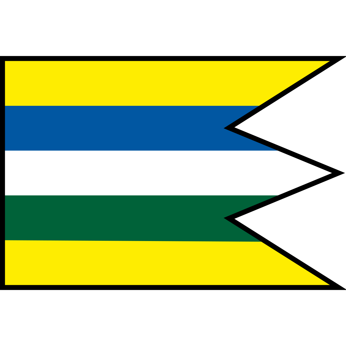Flag of Omastiná, Region of Trenčín