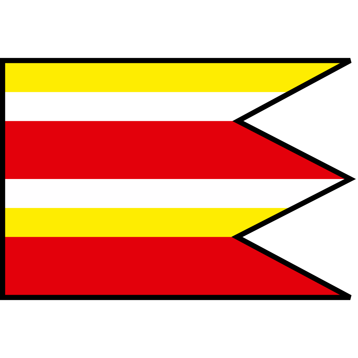 Flag of Ondavské Matiašovce, Region of Prešov