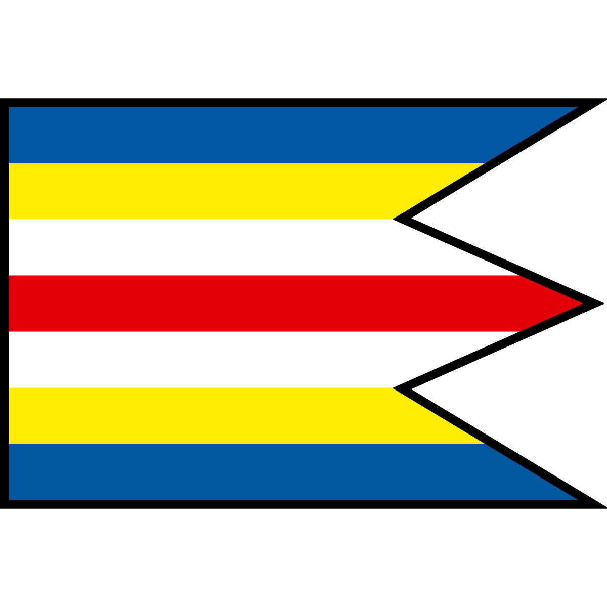 Flag of Ondrašová, Region of Žilina