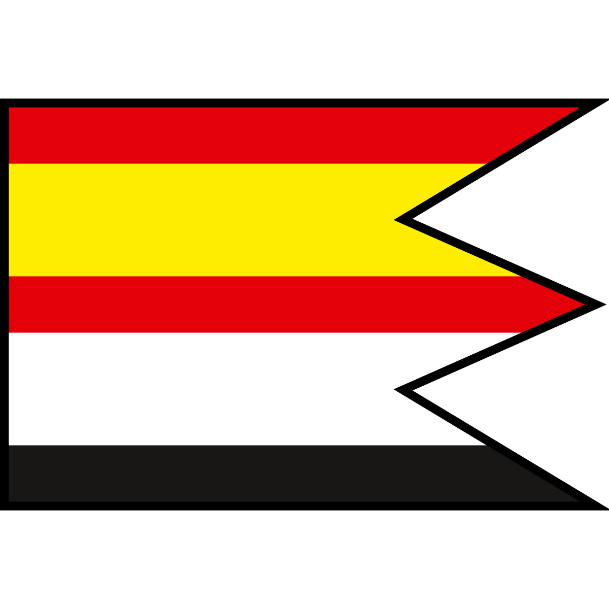 Flag of Opavské Lazy, Region of Banská Bystrica