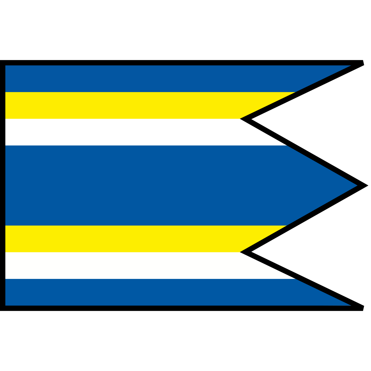 Flag of Opoj, Region of Trnava
