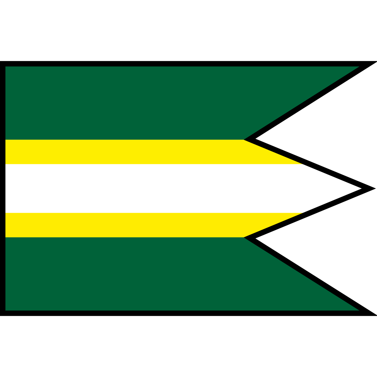 Flag of Oravská Poruba, Region of Žilina