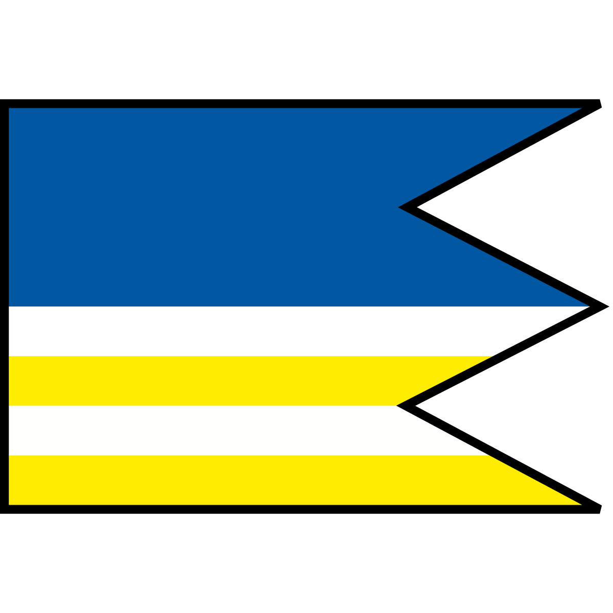 Flag of Ordzovany, Region of Prešov