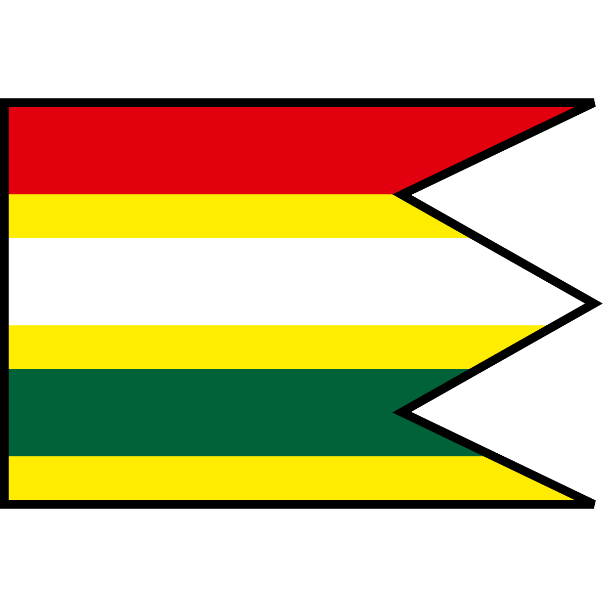 Flag of Orechová Potôň, Region of Trnava