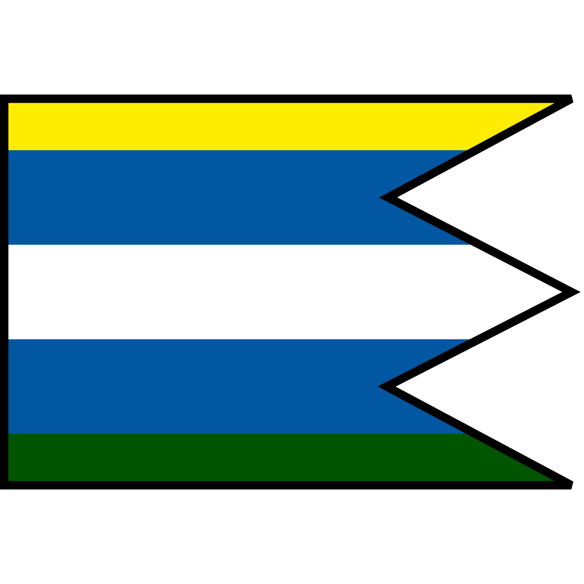 Flag of Osádka, Region of Žilina