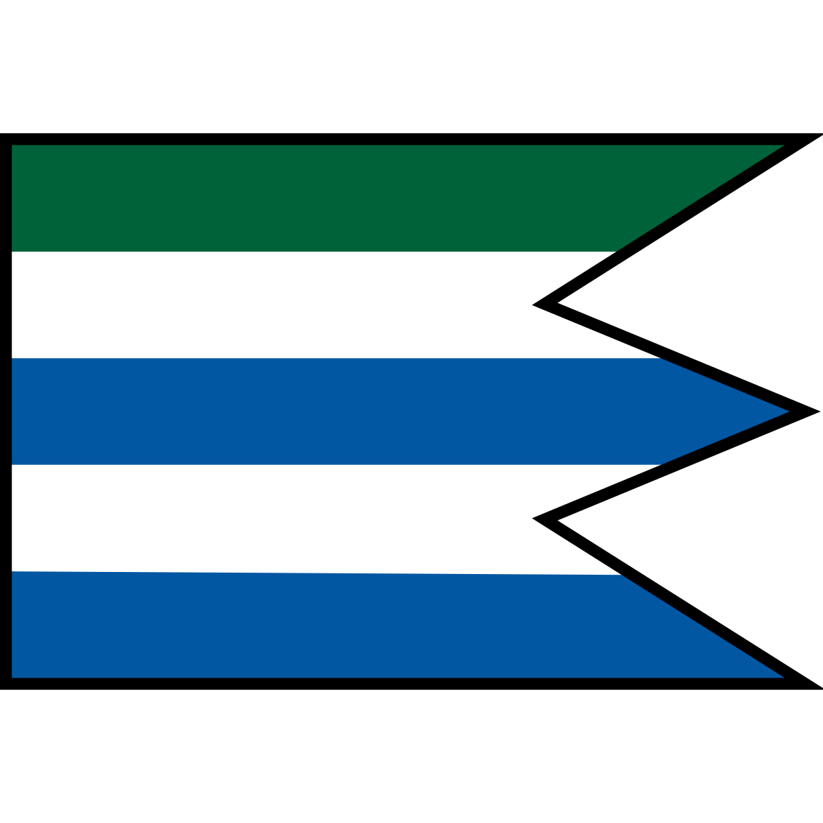 Flag of Osikov, Region of Prešov