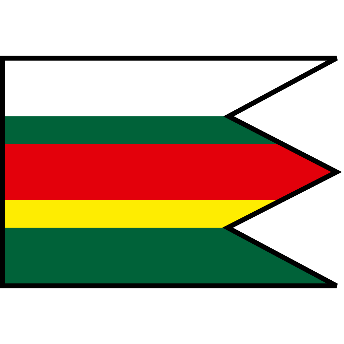 Flag of Oslany, Region of Trenčín