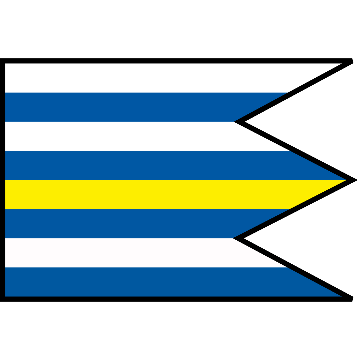 Flag of Ostrov, Region of Trnava